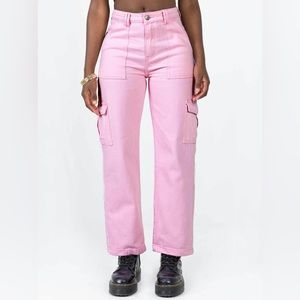 Princess polly pink cargos